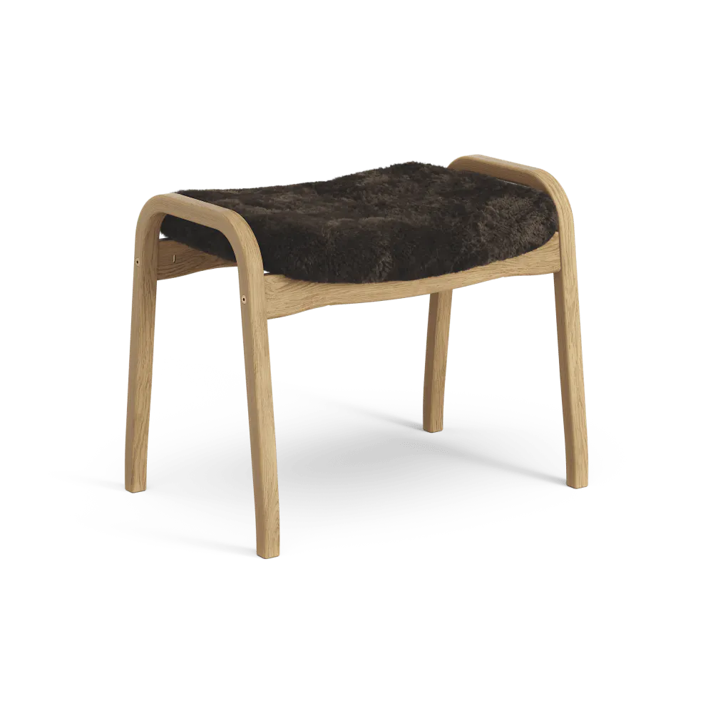 Lamino Footstool Oak